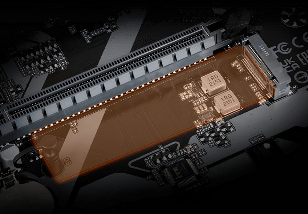 Płyta główna GIGABYTE B850M D3HP interfejs PCIe 5.0 gniazda M.2