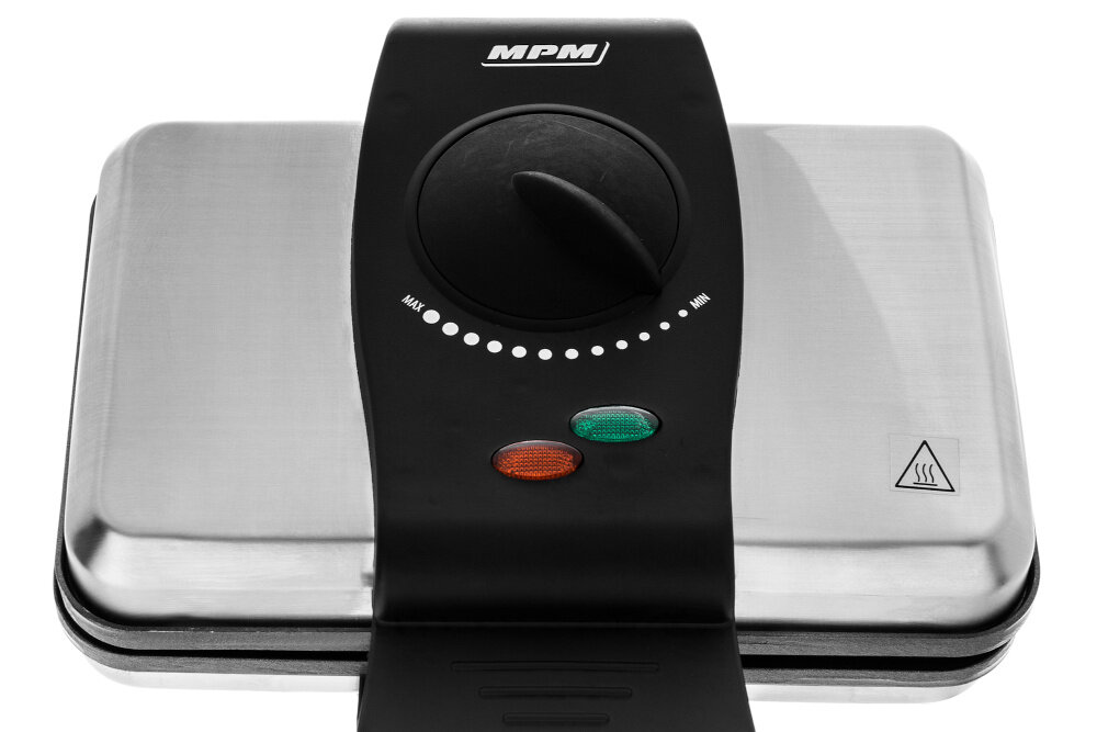 Gofrownica MPM S-633G Inox wyposazenie regulacja temperatury efekty termostat