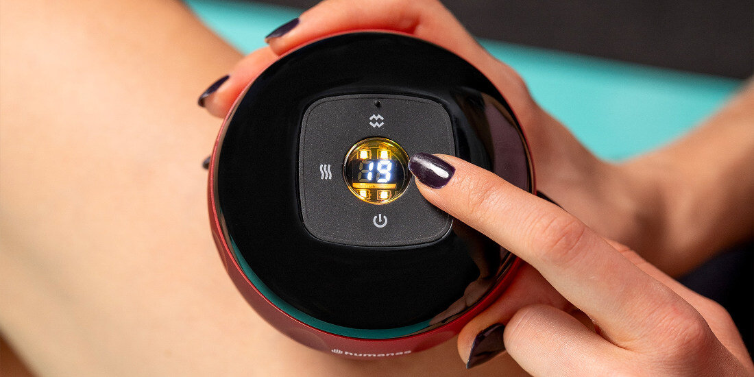 Masażer ręczny antycellulitowy HUMANAS BB01 Plus Niebieski Ulga i zdrowie bóle mięśni cellulit troska o Twoje ciało i samopoczucie 