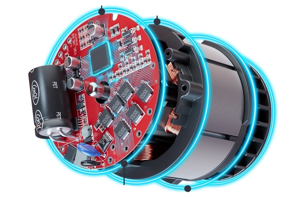 Odśnieżarka EINHELL GE-ST 36-40 Li E-Solo silnik na białym tle bezszczotkowy silnik PurePOWER Brushless wyższa wydajność oraz dłuższy czas pracy lepsze wykorzystanie pojemności akumulatorów bardziej przewidywalne działanie w niskich temperaturach rzadsza potrzeba serwisowania