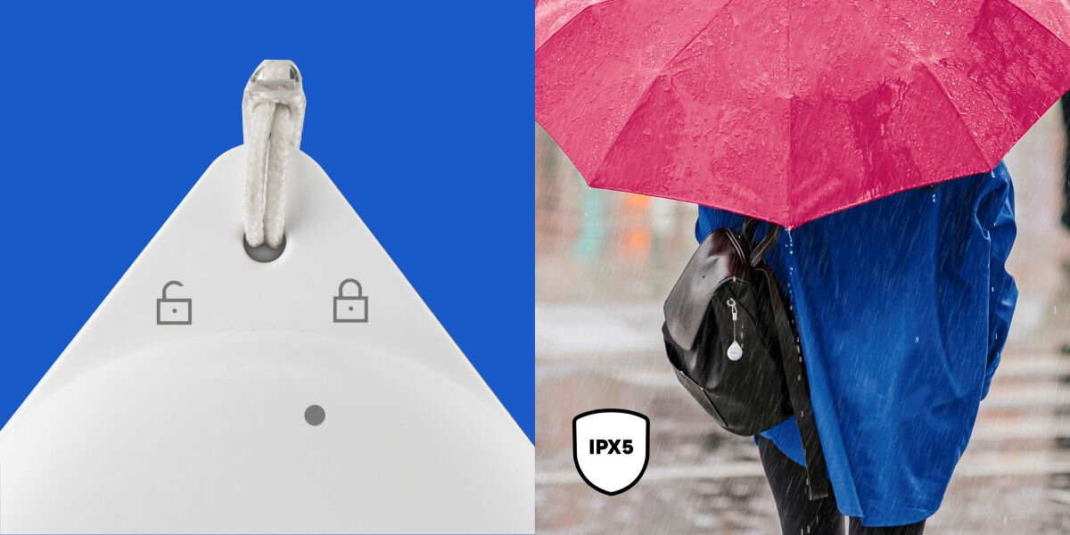 Lokalizator HAMA Air-Tag Apple find me Biały Funkcja anti-stalking