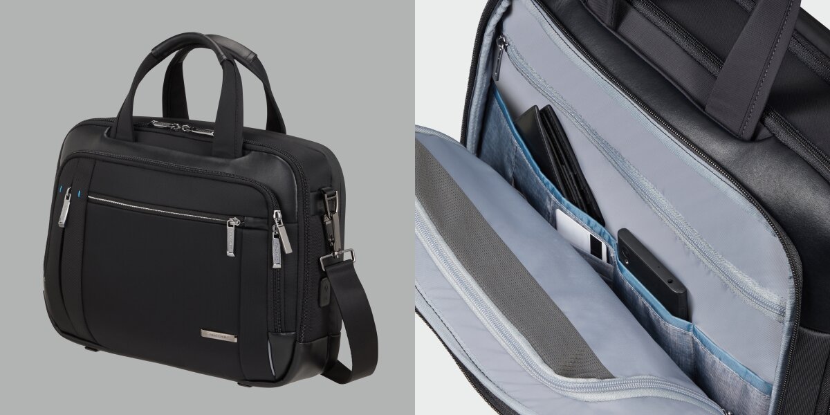 SAMSONITE Spectrolite 3 Kieszenie przechowywanie kabli, ładowarek i dokumentów przegroda na dokumenty organizery na długopisy