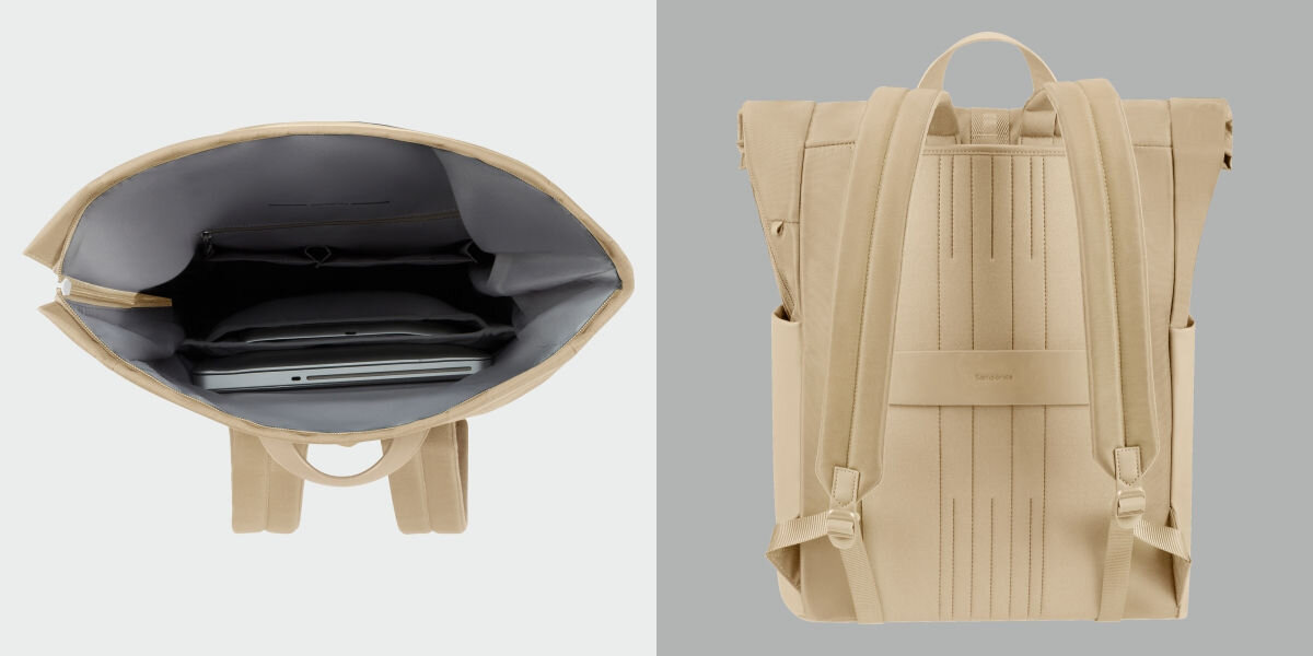 Plecak na laptopa SAMSONITE 4Pack Rolltop 15.6 cali Funkcjonalność i organizacja