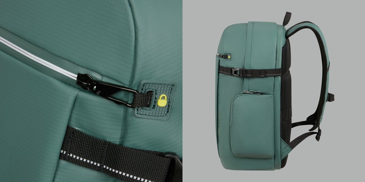 AMERICAN TOURISTER Upventure pojemności 32 litrów komorę główną laptop, dokumenty organizer szybki dostęp