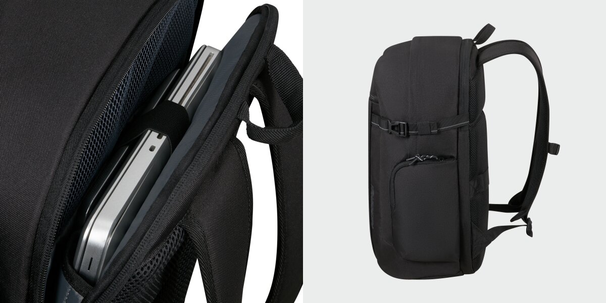 AMERICAN TOURISTER Upventure laptopa do 17,3 cala przed wstrząsami i zarysowaniami podróżujących służbowo lub dojeżdżających do pracy