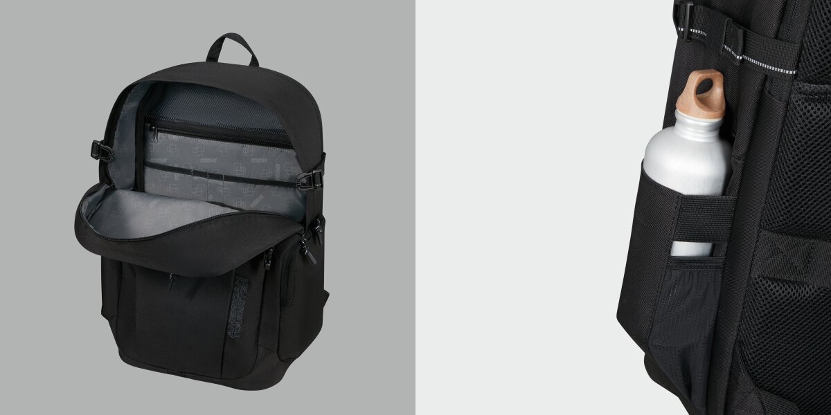 AMERICAN TOURISTER Upventure pojemności 32 litrów komorę główną laptop, dokumenty organizer szybki dostęp