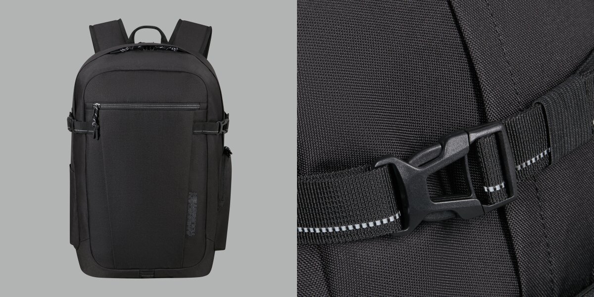 AMERICAN TOURISTER Upventure elementy odblaskowe zamki błyskawiczne bezpieczeństwo