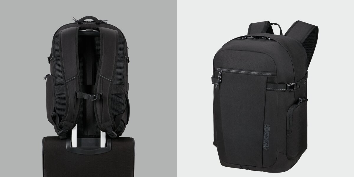AMERICAN TOURISTER Upventure wykonany z materiałów pochodzących z recyklingu 85% plastiku PET