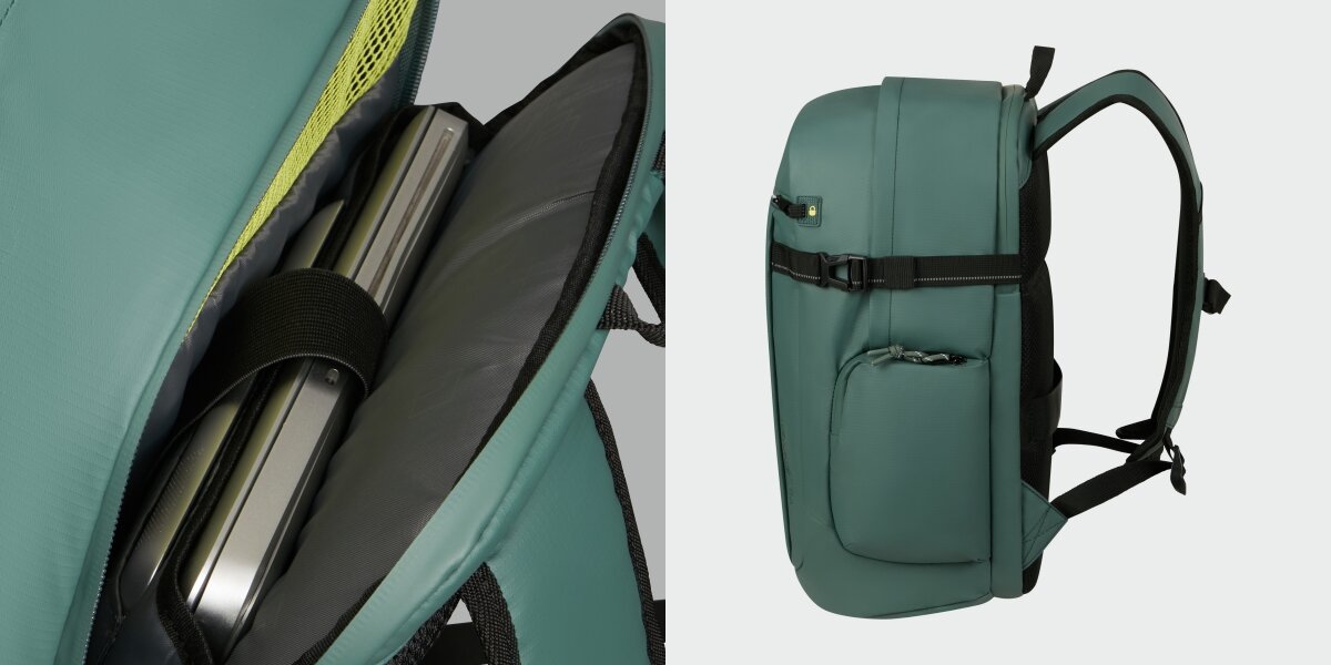 AMERICAN TOURISTER Upventure laptopa do 15,6 cala przed wstrząsami i zarysowaniami podróżujących służbowo lub dojeżdżających do pracy