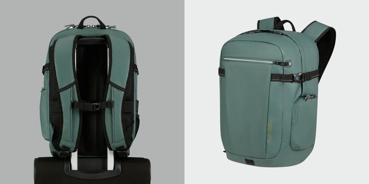 AMERICAN TOURISTER Upventure wykonany z materiałów pochodzących z recyklingu 85% plastiku PET