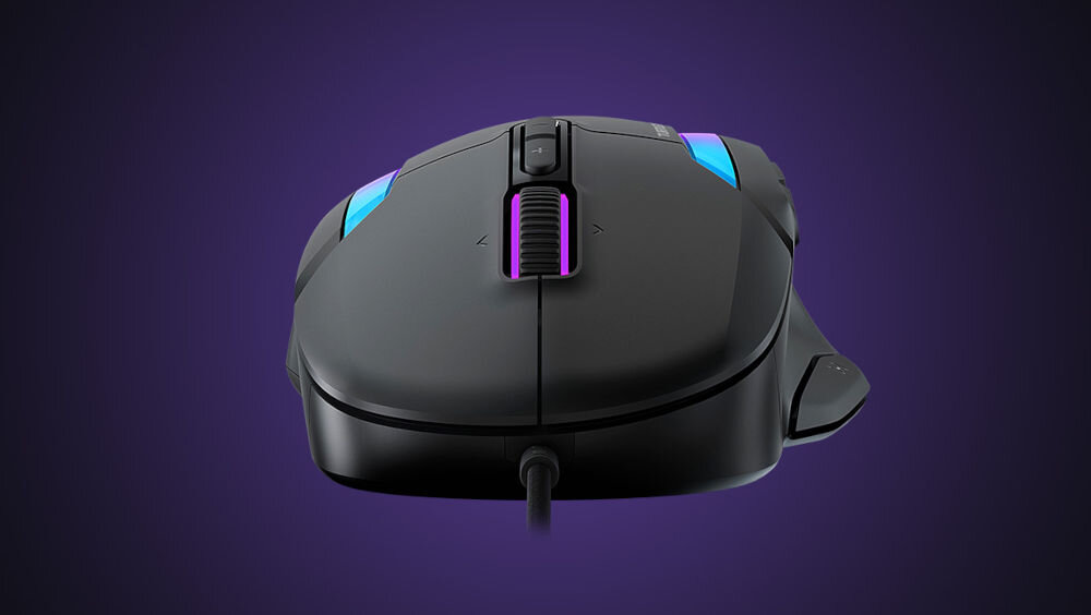 Mysz TURTLE BEACH Kone II czarny
przewodowa stabilność, zintegrowany kabel o długości 1,8 metra z wtyczką USB-A, stabilna oraz nieprzerwana transmisja danych, wytrzymały oplot,
elastyczna konstrukcja kabla
produkt od frontu na fioletowym tle