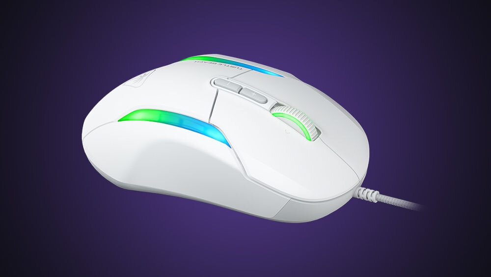 Mysz TURTLE BEACH Kone II Biały
przemyślana konstrukcja, wytrzymałe przełączniki optyczne TITAN (trwałość do 100 milionów kliknięć),
obudowa zaprojektowana z myślą o intensywnej eksploatacji, dobrze wyprofilowana, dwa antypoślizgowe
pady w zestawie, produkt bokiem na fioletowym tle