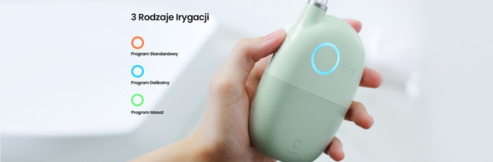 Irygator OCLEAN A10 Zielony tryb standardowy, tryb delikatny, tryb masaż