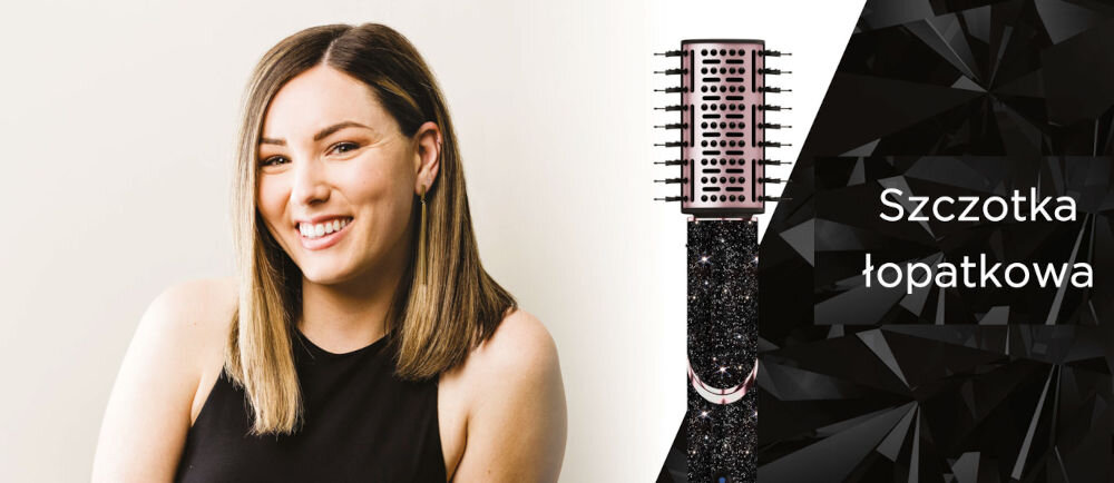 Suszarko-lokówka SHARK Flexstyle HD440JBEU Diamentowy szczotka łopatkowa prostowanie wygładzanie jednocześnie włókna wygładzające naprężenie prostowanie wygładzanie nabłyszczanie włosów włókna rozplątujące do rozczesywania i rozplątywania wszechstronna do codziennej pielęgnacji gładkie lśniące rozplątane włosy maksymalny komfort użytkowania skuteczność stylizacji 