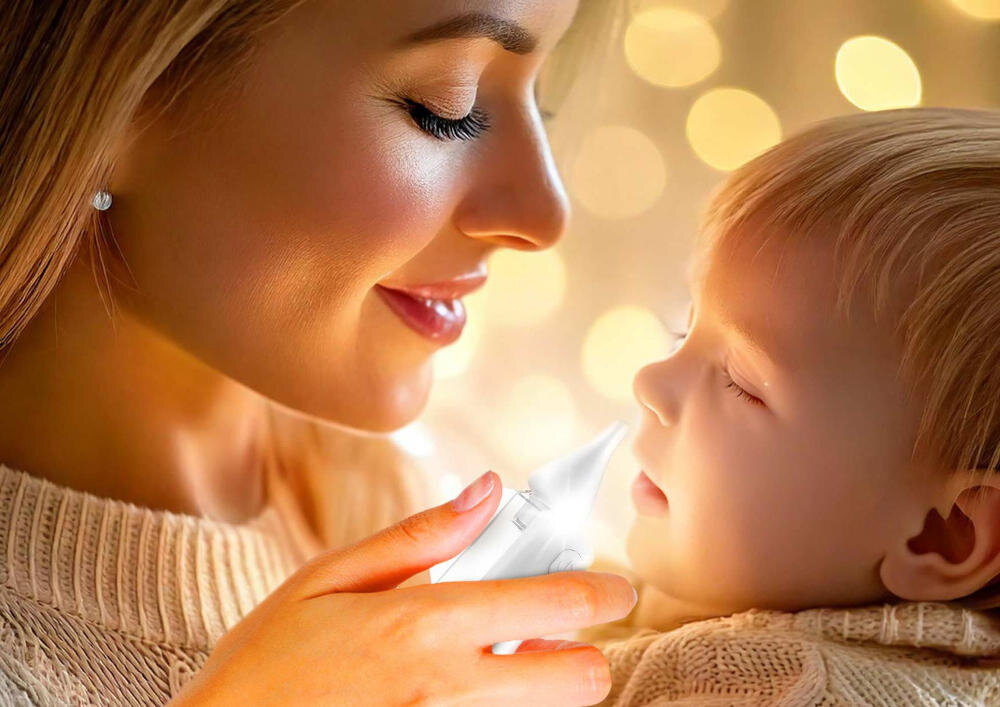 Aspirator do nosa NENO Nariz Precyzyjne podświetlenie lampka LED oświetlenie