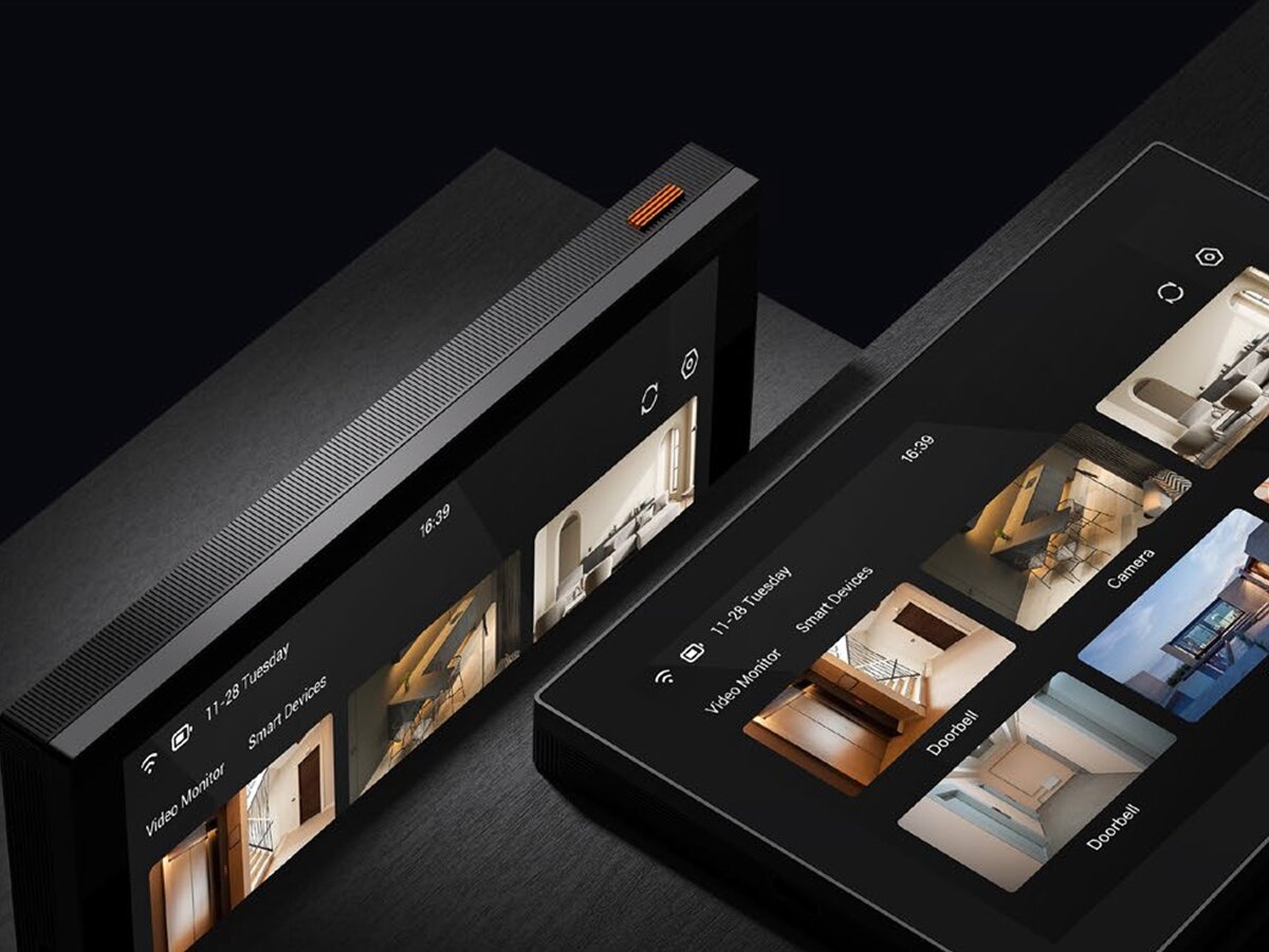 Wideodomofon EZVIZ CS-SD7 Bezprzewodowy Wi-Fi, aplikacja, integracja, smart, kontrola, Wymiary monitora EZVIZ CS-SD7: 180,3 x 111,6 x 15,6 mm, pokazane w formie graficznej.