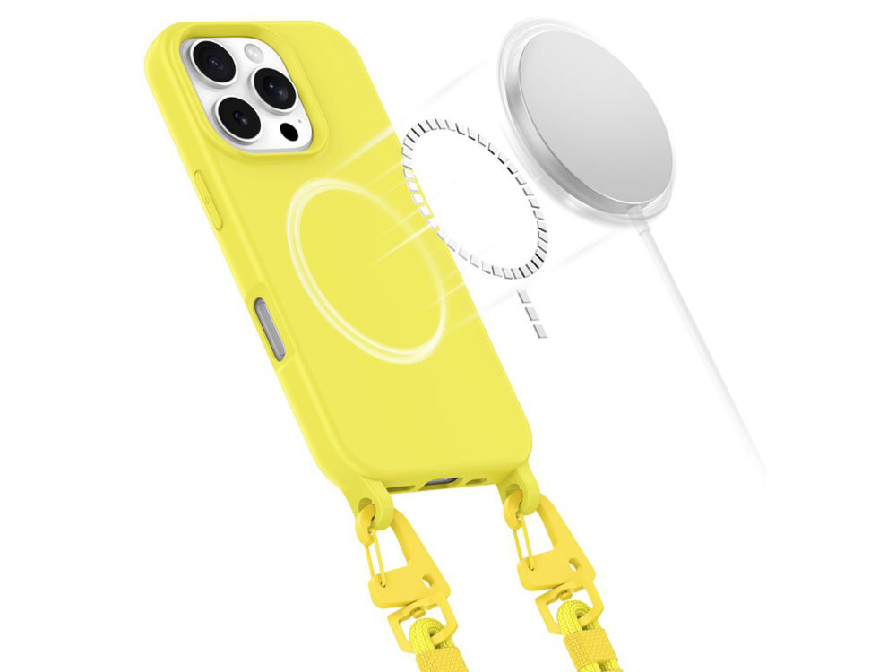 TECH-PROTECT MagNecklace magnesów MagSafe bezprzewodowe ładowanie korzystanie z dedykowanych akcesoriów stabilne połączenie z ładowarką jest w pełni kompatybilny