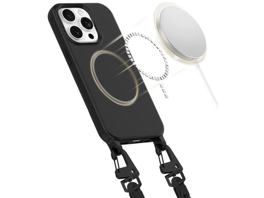 TECH-PROTECT MagNecklace magnesów MagSafe bezprzewodowe ładowanie korzystanie z dedykowanych akcesoriów stabilne połączenie z ładowarką jest w pełni kompatybilny