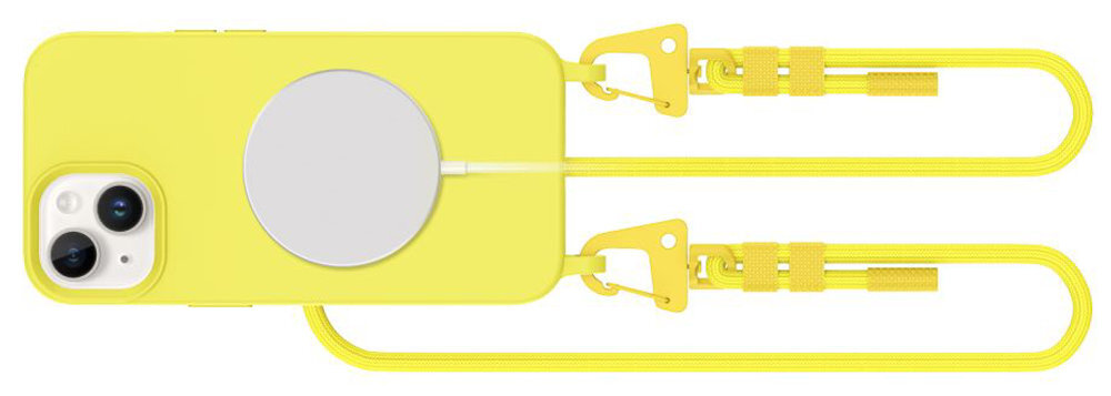 TECH-PROTECT MagNecklace podwyższona krawędź okalająca wyświetlacz moduł aparatu Materiał TPU otwory na porty i przyciski swobodny dostęp do wszystkich elementów sterujących