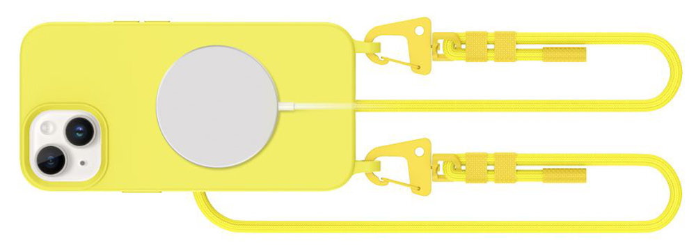 TECH-PROTECT MagNecklace podwyższona krawędź okalająca wyświetlacz moduł aparatu Materiał TPU otwory na porty i przyciski swobodny dostęp do wszystkich elementów sterujących