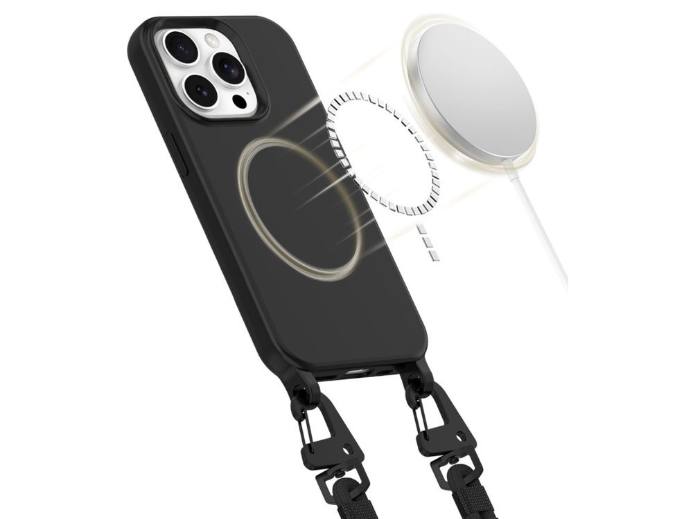 TECH-PROTECT MagNecklace magnesów MagSafe bezprzewodowe ładowanie korzystanie z dedykowanych akcesoriów stabilne połączenie z ładowarką jest w pełni kompatybilny