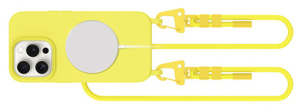 TECH-PROTECT MagNecklace podwyższona krawędź okalająca wyświetlacz moduł aparatu Materiał TPU otwory na porty i przyciski swobodny dostęp do wszystkich elementów sterujących