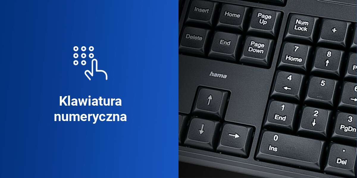 Klawiatura HAMA CK-200 Czarny ergonomiczny kąt pisania składane nóżki, produkt na biurku, produkt od boku na białym tle z rozłożonymi nóżkami