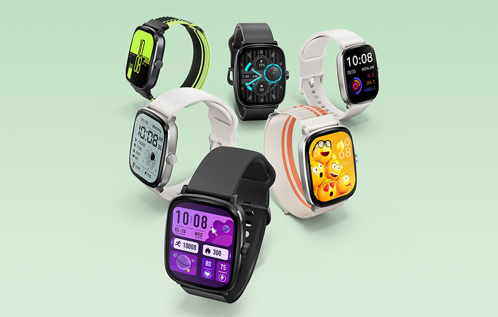 Smartwatch HAYLOU RS5 funkcje dopasowanie tarcze personalizacja