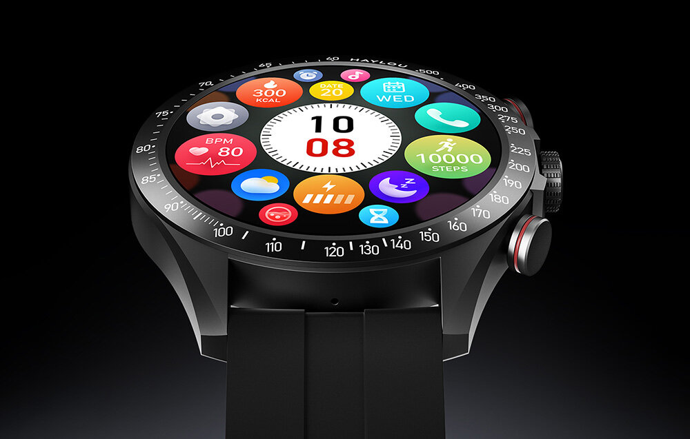 Smartwatch HAYLOU Solar Pro atrakcyjnosc amoled wyswietlacz dostep ustawienia