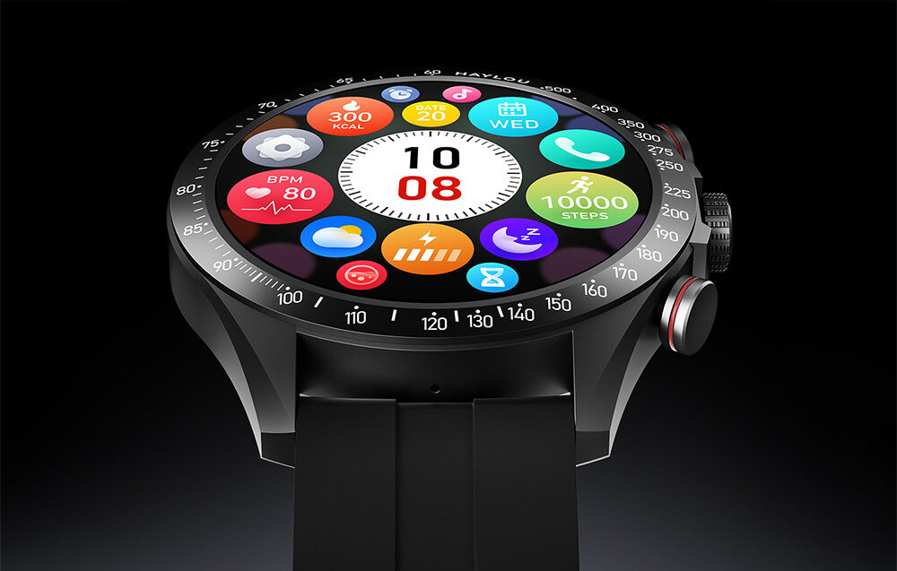 Smartwatch HAYLOU Solar Pro atrakcyjnosc amoled wyswietlacz dostep ustawienia