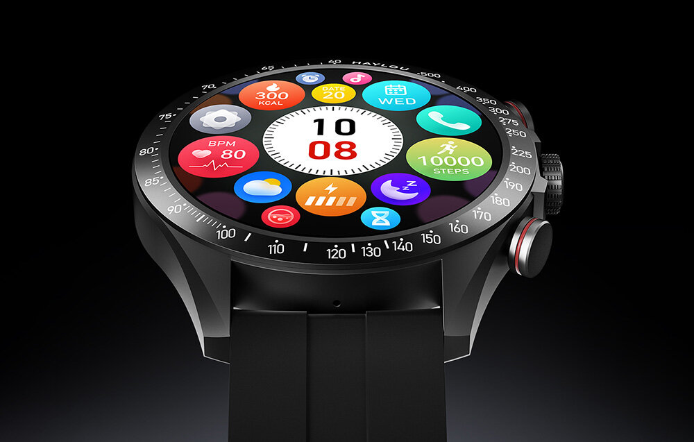 Smartwatch HAYLOU Solar Pro atrakcyjnosc amoled wyswietlacz dostep ustawienia