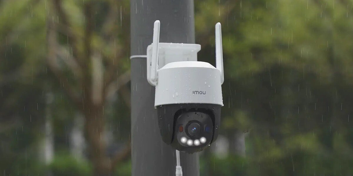 Kamera IMOU Cruiser SC 4G 5MP Zewnętrzna, 4G LTE, temperatura, twarda, plastikowa, odporność, kamera zamontowana do słupa w porze deszczowej