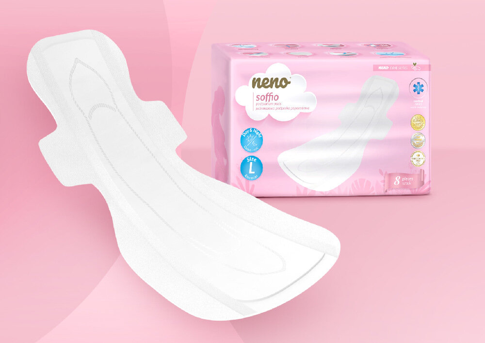 Podpaski poporodowe NENO Soffio rozmiar L (8 szt.)