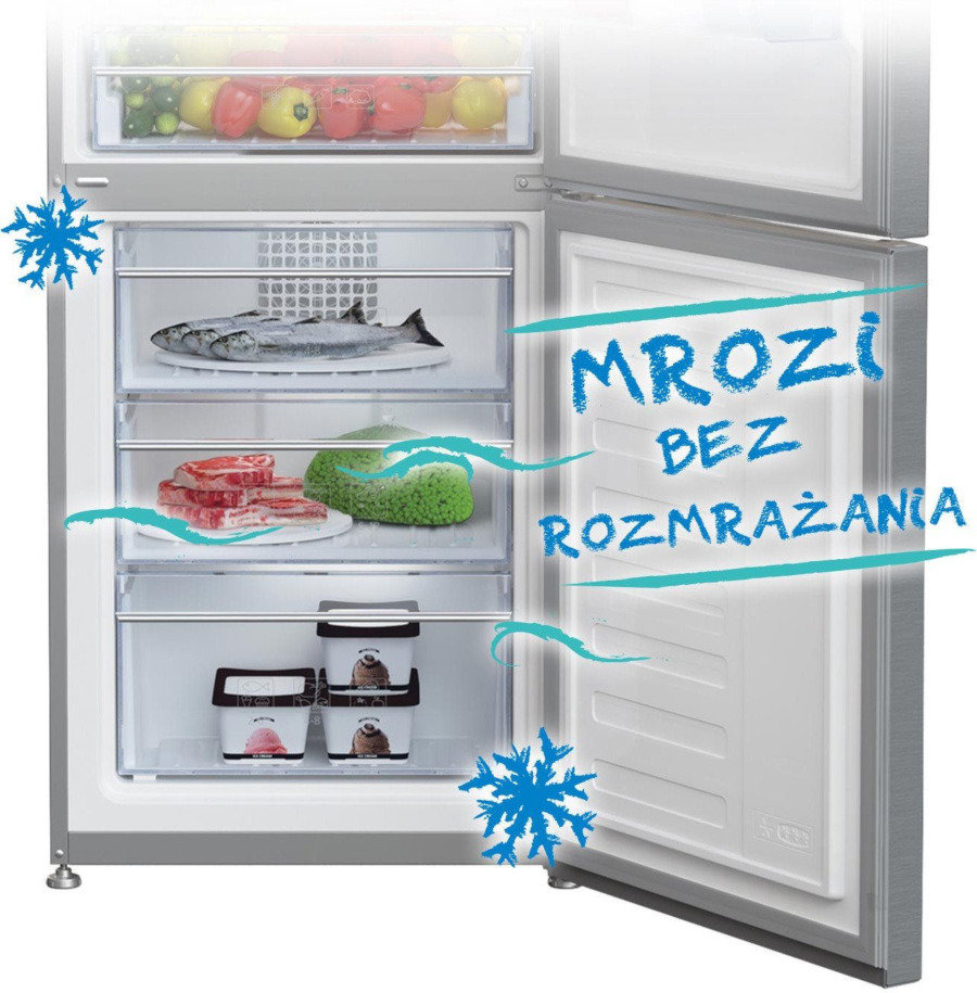 Lodówka Beko GNE114613X - No Frost