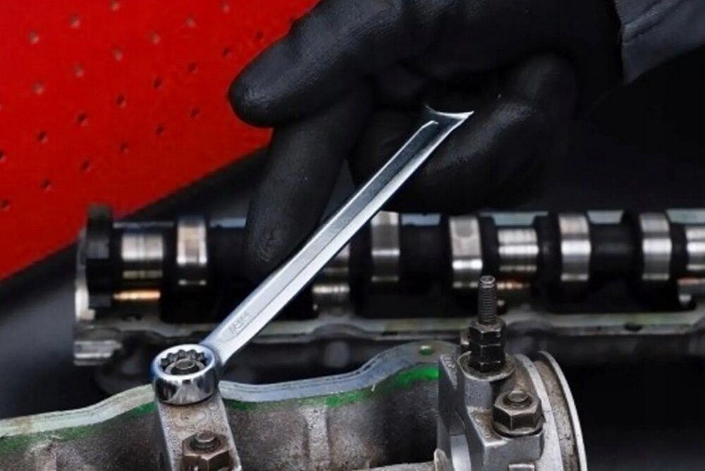 Zestaw kluczy płasko-oczkowych EXTRALINK 1291 (8 elementów), naprawy, rower, samochód, AGD, dłoń dokręcą śrubę w silniku kluczem