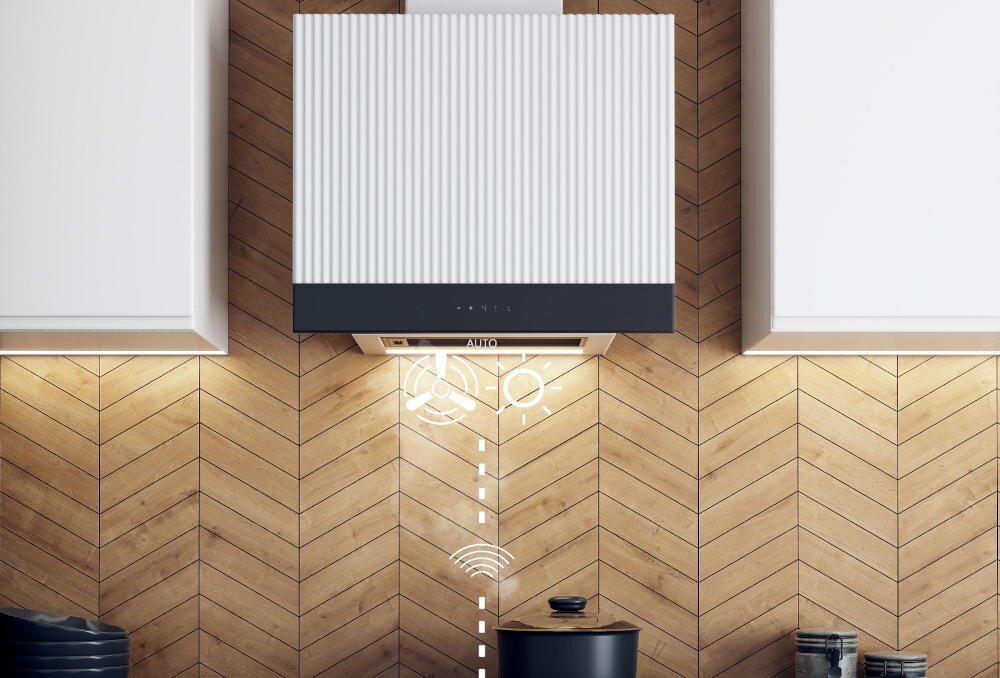 FALMEC Inclina 90 tradycyjne wzornictwo konstrukcja okap szerokość turbina wydajność cicha praca