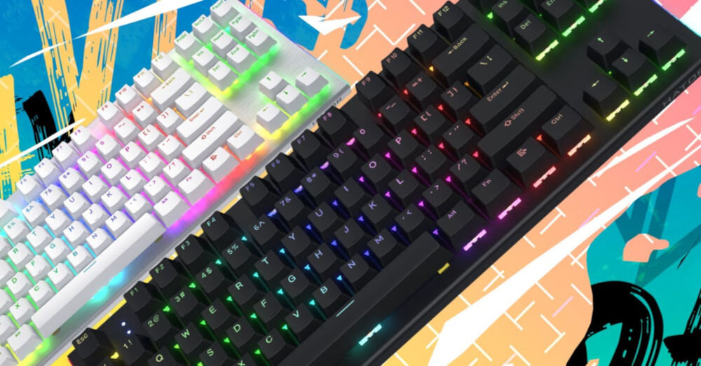 Klawiatura HATOR Gravity X TKL Biały
przejmij kontrolę w grze, czarna oraz biała klawiatura pod skosem