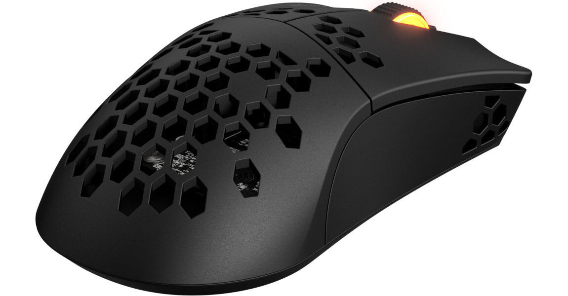 Mysz HATOR Stellar Pro HTM551
szeroka kompatybilność, współpraca z systemami operacyjnymi Windows 10 / 11, Linux, Android oraz Mac OS,
mysz ustawiona tyłem pod lekkim skosem na białym tle