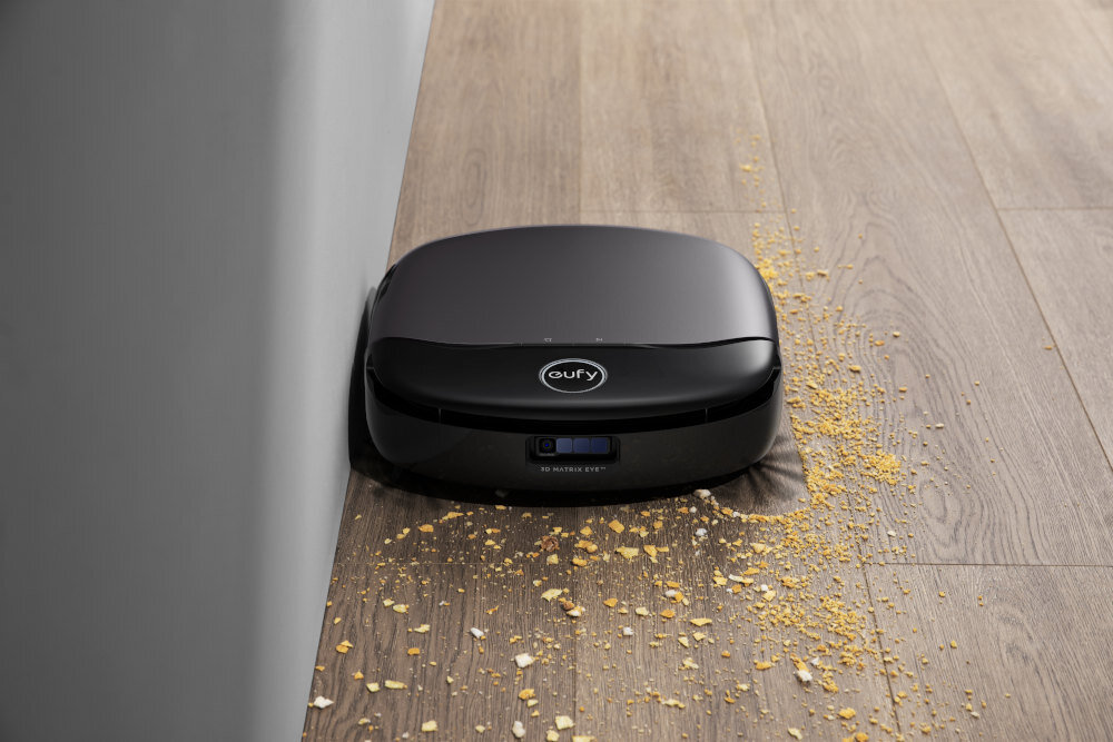 Robot sprzątający EUFY S1 Pro T2080 Mocne ssanie kurz sierść zabrudzenia dywany twarde pdołogi szczotka do rozczesywania włosów Kwadratowa konstrukcja czyszczenie narożniki krawędzie kąt