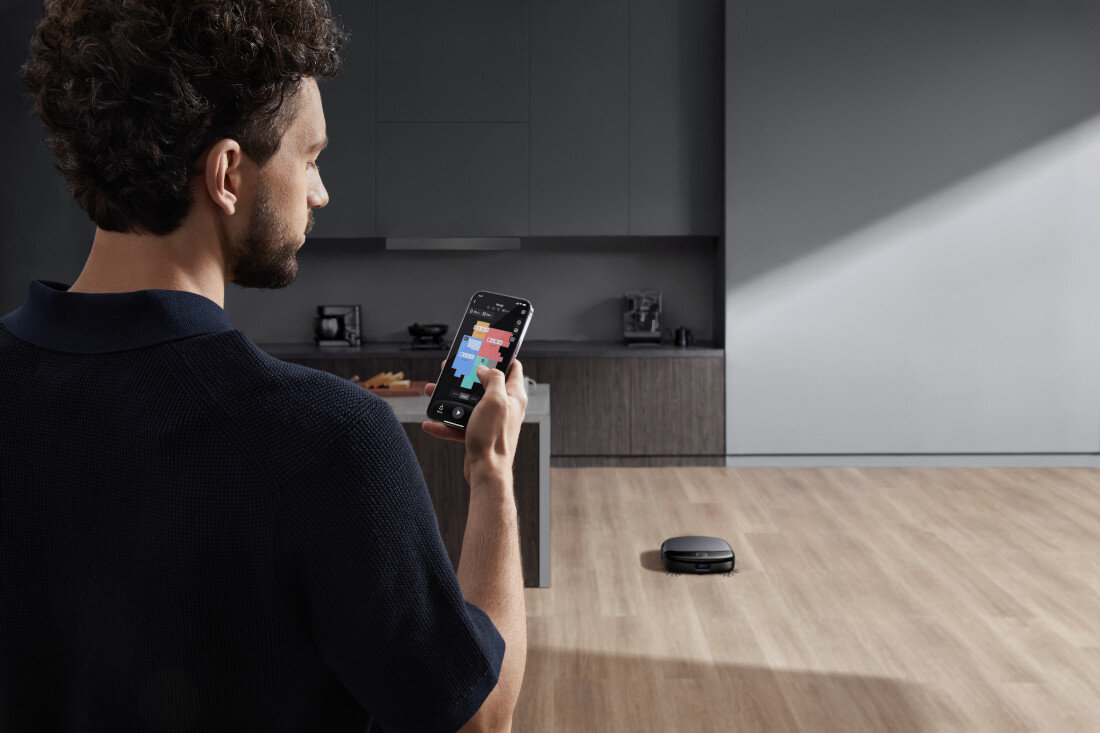 Robot sprzątający EUFY S1 Pro T2080 Aplikacja mobilna sterowanie harmonogram ustawienia personalizacja trasa sprzątania dostosowanie