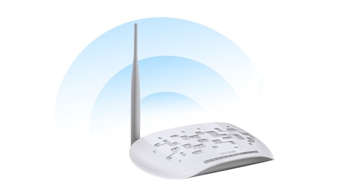 Router TP-LINK TD-W8951ND - LAN 