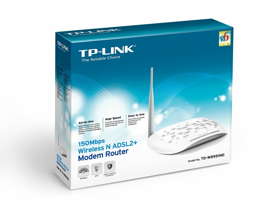 Router TP-LINK TD-W8951ND - design 