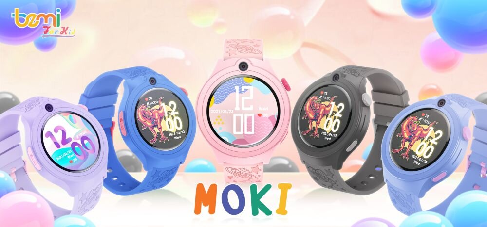 Smartwatch BEMI Moki ekran bateria czujniki zdrowie sport pasek ładowanie pojemność rozdzielczość łączność sterowanie krew puls rozmowy smartfon aplikacja