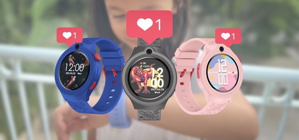 Smartwatch BEMI Moki funkcja nagradzania serduszka nagrody motywacja