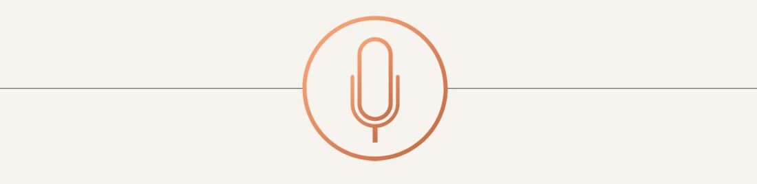 Symbol mikrofonu w okręgu na jasnym tle – ilustracja funkcji ClearVoice Speaker w laptopie ASUS ZenBook UM3402.  