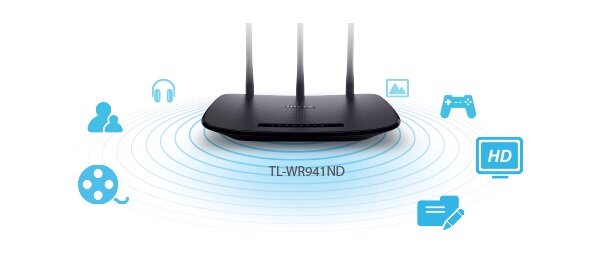 Router TP-LINK TL-WR941ND - Trzy specjalistycznie anteny 