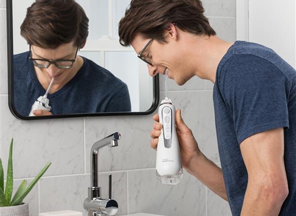 Irygator WATERPIK WP-580 Cordless Advanced 2.0 Biały kv początek opisu
