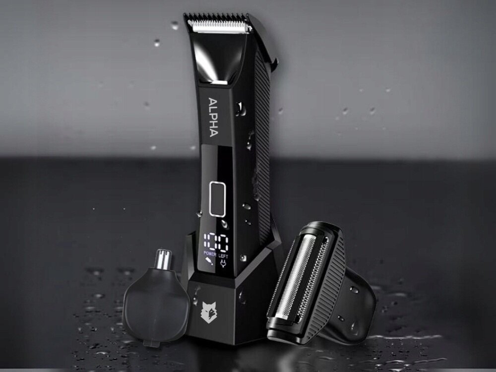 Trymer ALPHA ABS-06 bezprzewodowy do delikatnych obszarów, precyzyjne cięcie bez zacięć, codzienna pielęgnacja