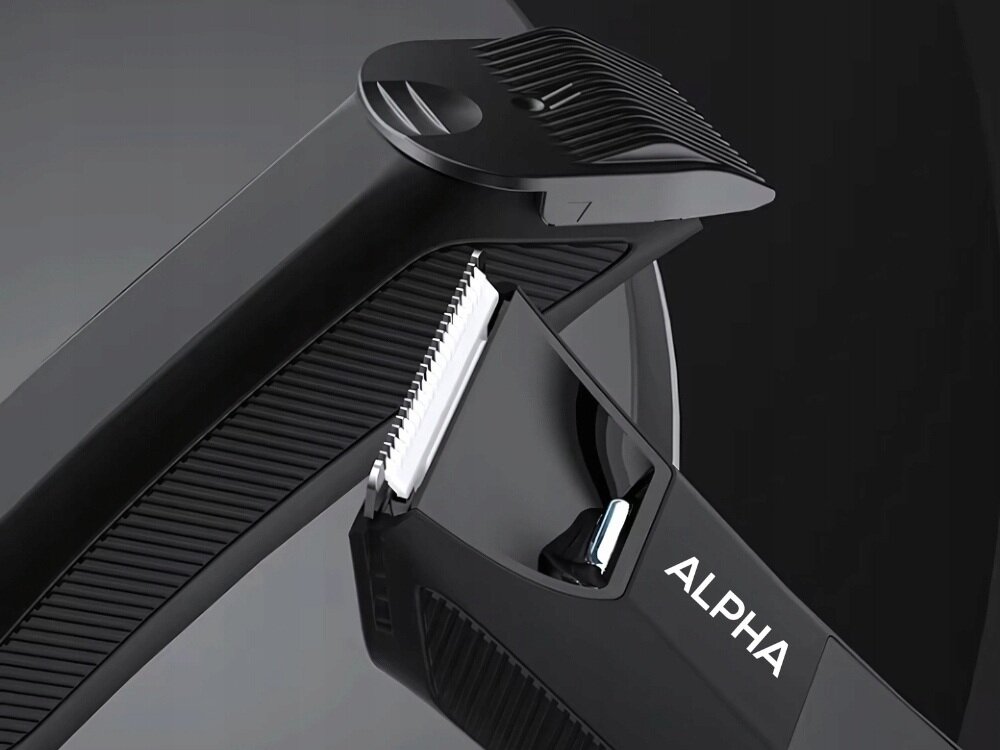 Trymer ALPHA ABS-06 bezprzewodowy bezprzewodowe działanie, ładowanie przez USB, możliwość uzupełnienia energii