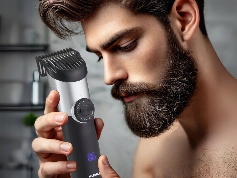 Trymer ALPHA ABS-04 bezprzewodowy krótszy czas pracy, szybsze odświeżenie fryzury, oszczędność czasu